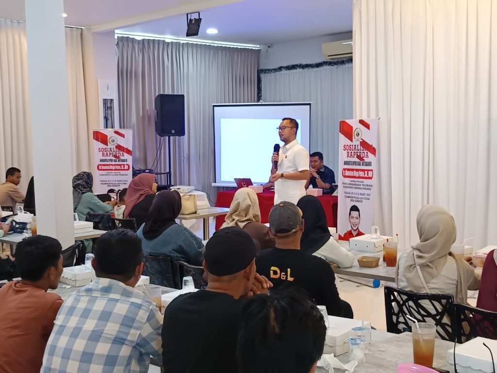 Anggota DPRD Kotabaru Gewisma Gema Putra Sosialisasikan Dua Perda Strategis